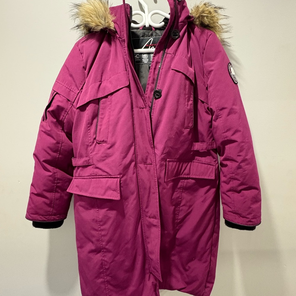 Alpine Down Filled Magenta Jacket